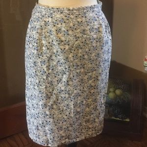 Vintage retro pattern handmade one pocket apron